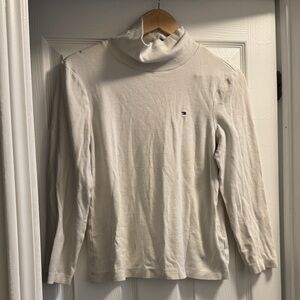 Tommy Hilfiger Off-White Turtleneck Top
